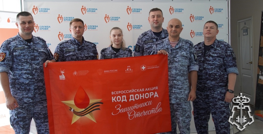 Более 25 литров донорской крови сдали росгвардейцы Чувашии с начала 2025 года