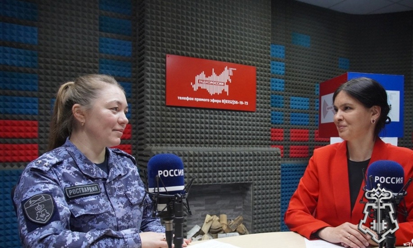 Сотрудница Росгвардии Чувашии стала героиней первого выпуска новой программы на "Радио России" (аудио)