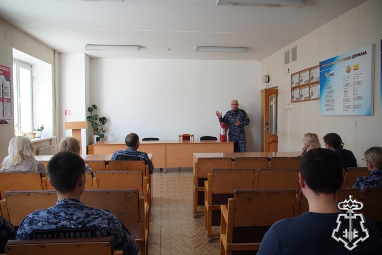 В чебоксарском отделе вневедомственной охраны Росгвардии состоялись пожарно-тактические учения