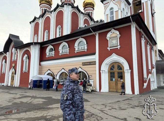 В Чувашии росгвардейцы приняли участие в обеспечении безопасности праздничных богослужений, посвященных Вербному воскресенью
