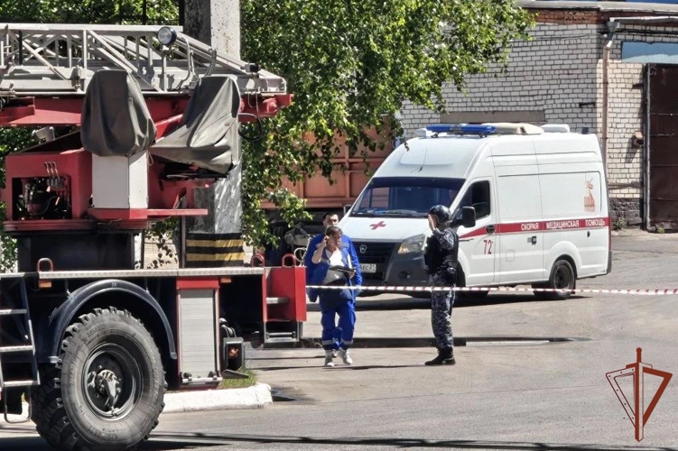 В Чебоксарах сотрудники Росгвардии приняли участие в тренировке по ликвидации пожара