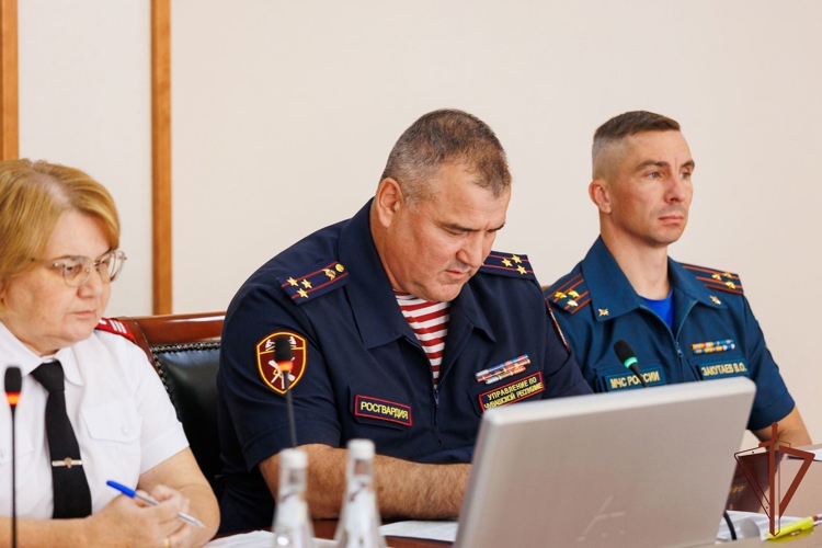 Заместитель начальника Управления Росгвардии по Чувашской Республике принял участие в заседании Комиссии по предупреждению и ликвидации чрезвычайных ситуаций